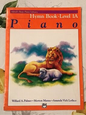Alfred Piano Hymn Book Level 1A – Blue and Orange Text